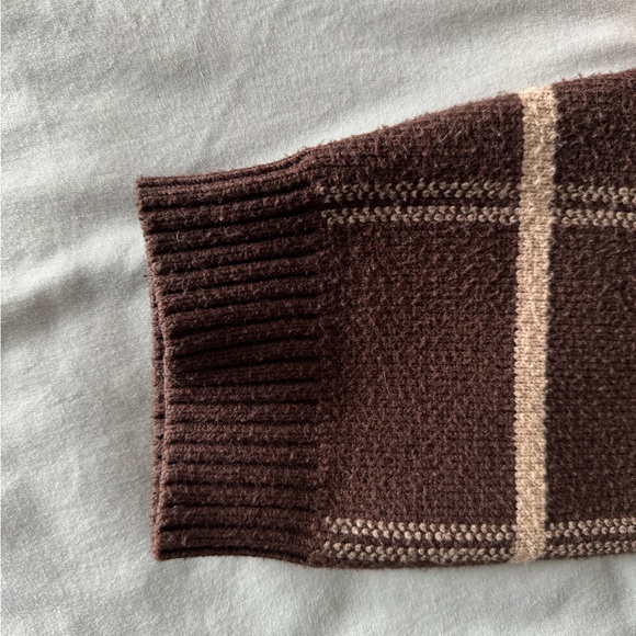 Oak + Fort oversized plaid cardigan - Picture 4 of 6